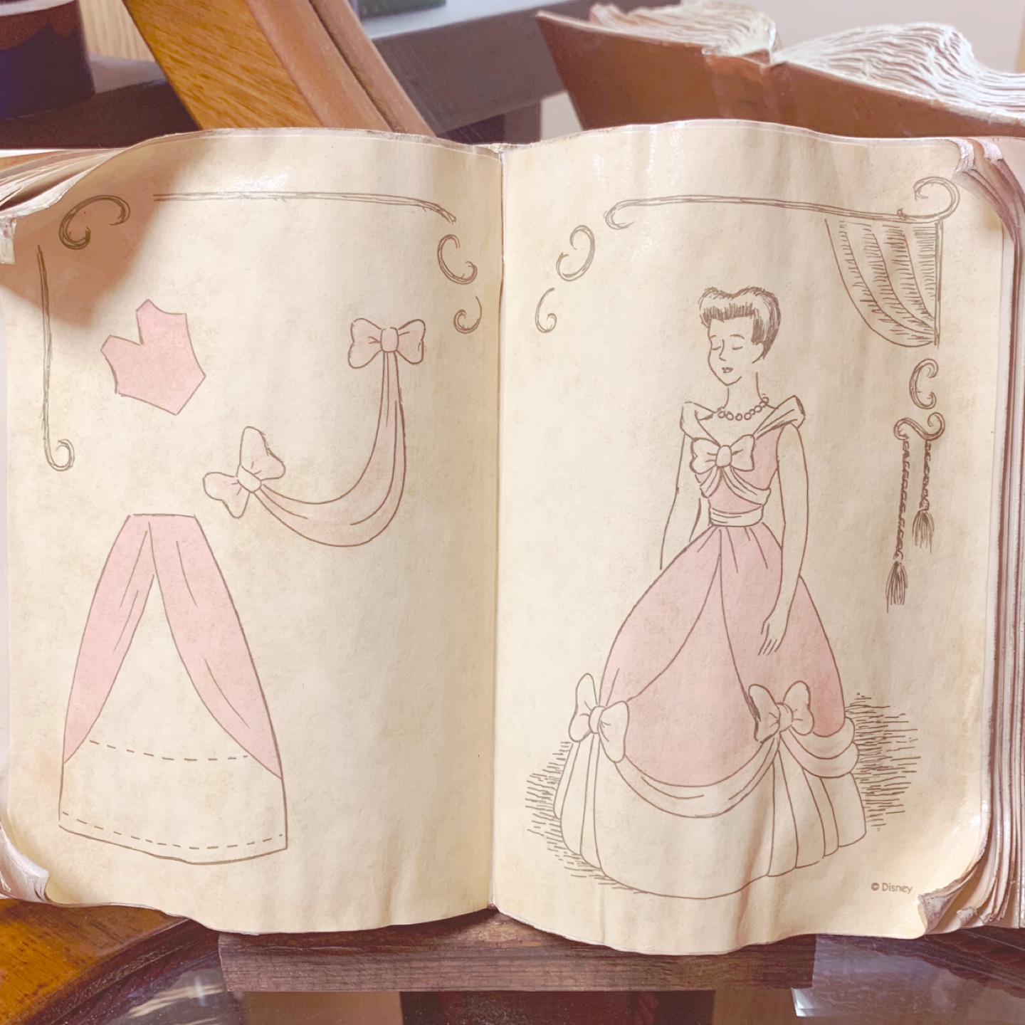 Cinderella's sewing book