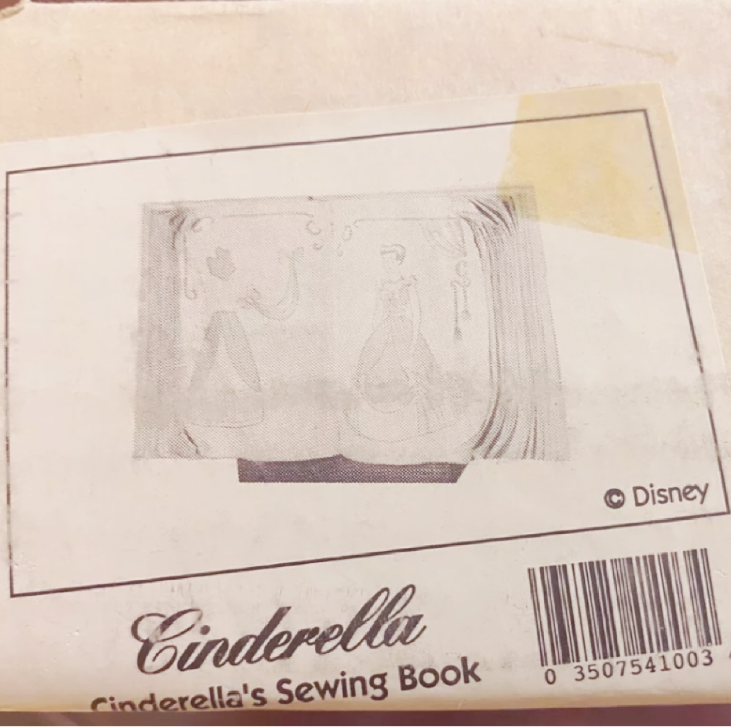 Cinderella's sewing book