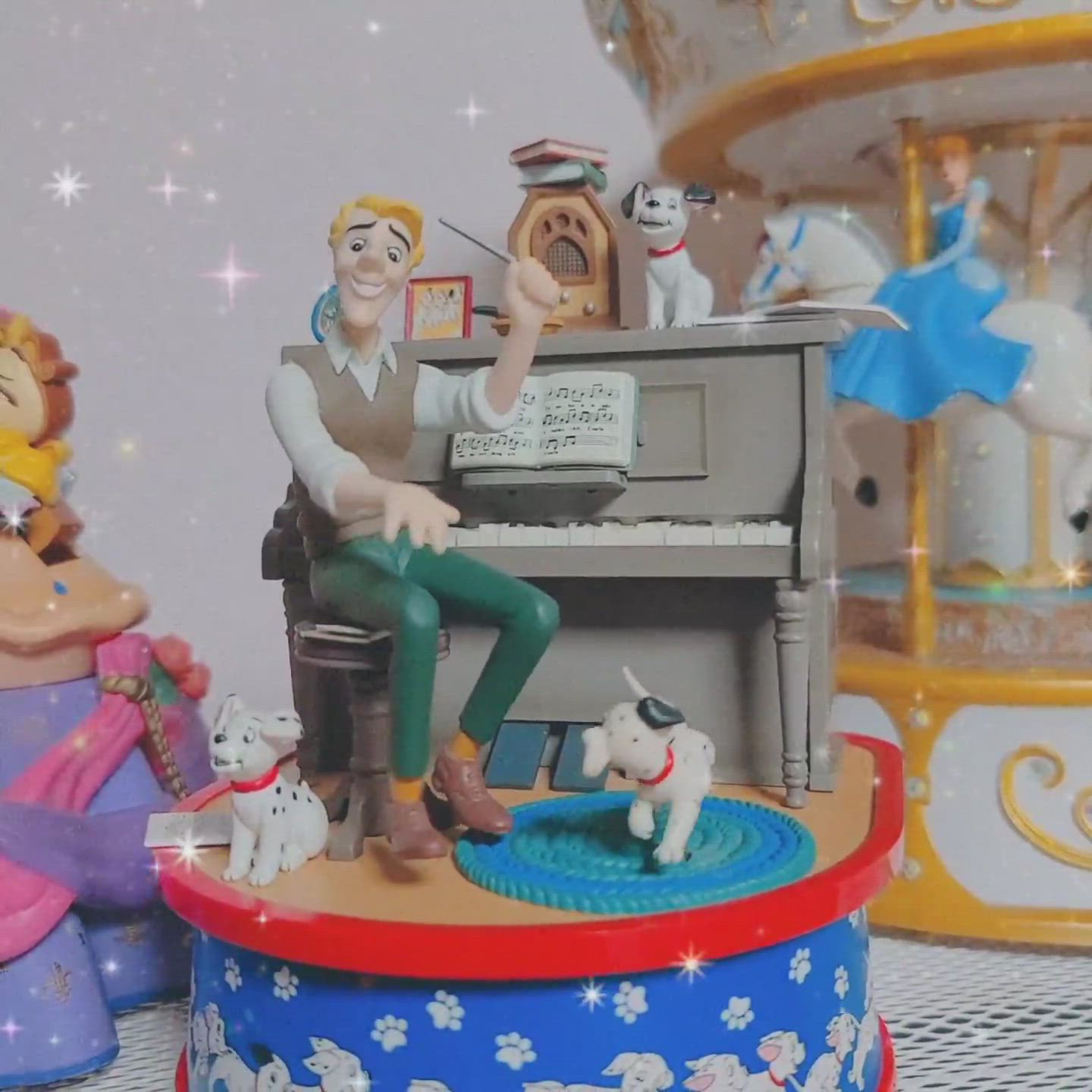 🐶달마시안 피아노 오르골🎹🎼💕
