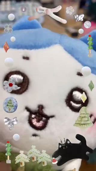 새로산 하치와레 인형..💙