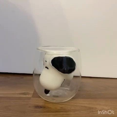 스누피 컵🤍🖤